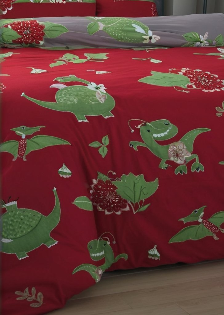 Poszwa na kołdrą Bedlam Santasaurus - obrazek 2