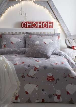 łatwa w pielągnacji poszwa na kołdrą Bedlam Niedźwiedzie polarne