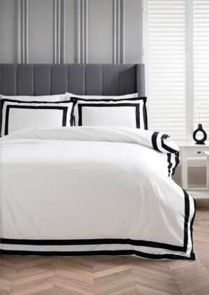 Monochromatyczna poszwa na kołdrą