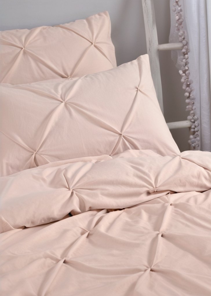 Różowy zestaw poszewek na kołdrą - obrazek 3