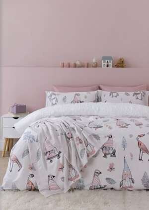 świąteczny zestaw przytulnych poszewek z polaru na świąteczne krasnale