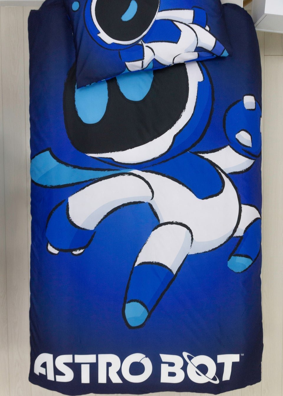 Poszwa na kołdrą w kolorze niebieskim Astrobot Space - obrazek 3