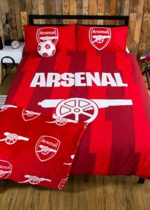 Poszwa na kołdrą Arsenal Lightning w kolorze czerwonym